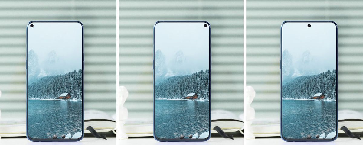 Smartphone hole schermo